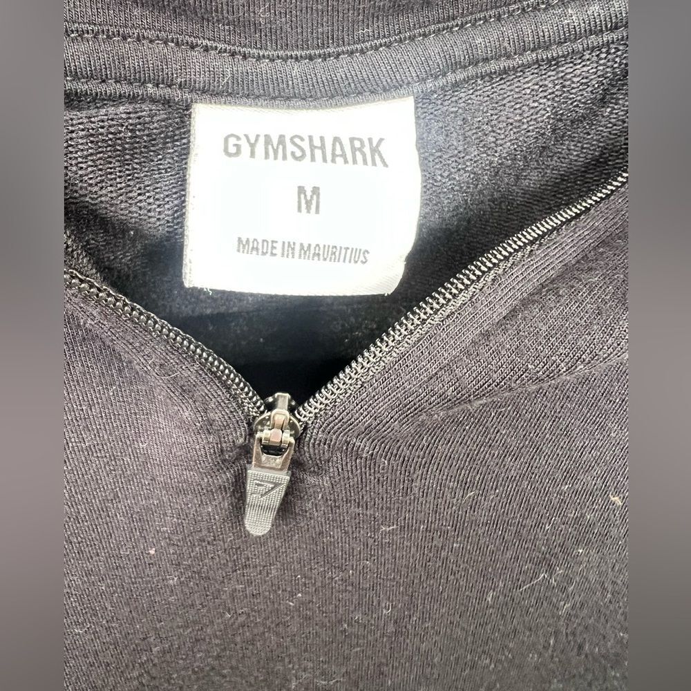 Gymshark Half Zip Sweatshirt Pippa Training Pullover 1/4 Zip Crop in black - Picture 6 of 9